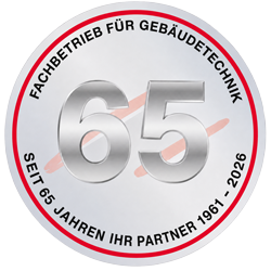 Siegel 65 Jahre Elektro Rebholz 1961 bis 2026
