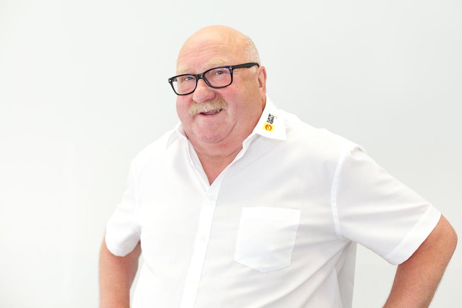 Portraitfoto: Mitarbeiter bei Elektro Rebholz in Augsburg