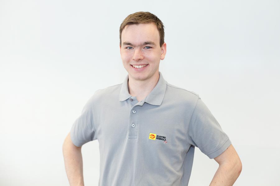 Portraitfoto: Mitarbeiter bei Elektro Rebholz in Augsburg